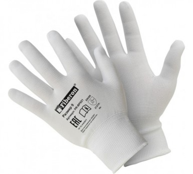 Перчатки Для сборочных работ, полиэстер, без и/у, 9(L), белые, Fiberon/300/10 -  магазин крепежа  «ТАТМЕТИЗ»