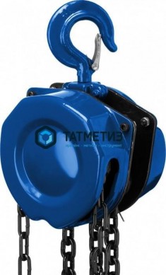 Таль цепная 1т / 3м  шестеренная, ЗУБР ТШ-1-3 -  магазин крепежа «ТАТМЕТИЗ»