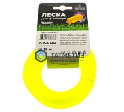 Леска звезда 2.4мм х  15м, Чеглок (12/144) -  магазин крепежа «ТАТМЕТИЗ»