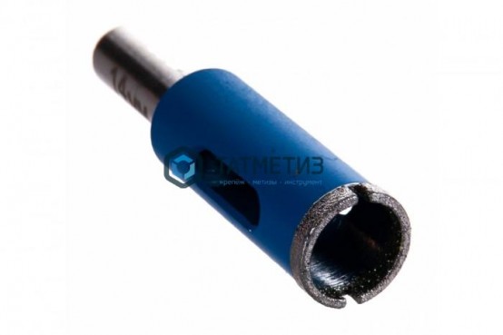 Сверло ЗУБР "ЭКСПЕРТ" алмазное трубчатое по стеклу, зерно 100, 14мм -  магазин крепежа «ТАТМЕТИЗ»