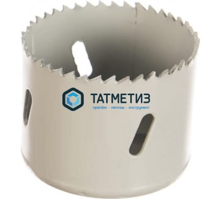 Коронка по металлу   79мм, биметал., до 38мм, мелкий зуб 10 TPI №366 HSSE M42 Co8% ПрофОснастка -  магазин крепежа «ТАТМЕТИЗ»