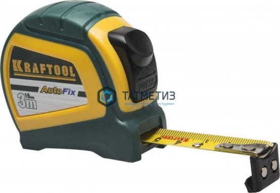 Рулетка KRAFTOOL "EXPERT", автостоп, двусторон шкала с нейлон покрытием, обрезин крюк с магнитом, двухк | «ТАТМЕТИЗ» Рулетка KRAFTOOL "EXPERT", автостоп, двусторон шкала с нейлон покрытием, обрезин крюк с магнитом, двухк - магазин крепежа «ТАТМЕТИЗ»