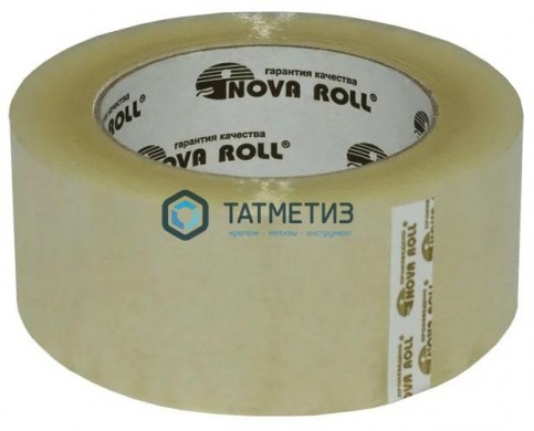 Лента клейкая 48 мм х 66 м прозрачная, Нова Ролл 205 -  магазин крепежа «ТАТМЕТИЗ»